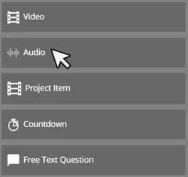 Adding Audio Element