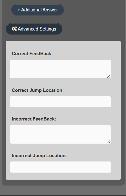 Action Settings