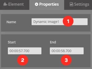 Dynamic Image Settings Panel