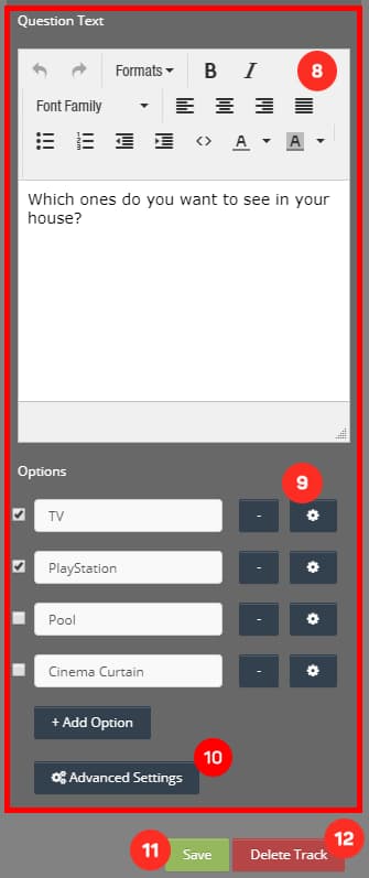 Edit Question & Options
