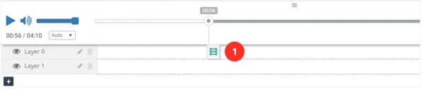 Timeline layer view